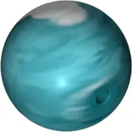 Projectile, Large Figure Weapon, Zamor Sphere / Ball with Marbled White Pattern