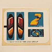 Sticker Sheet for Set 8202-1