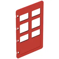 Duplo Door 1 x 3 1/2 x 5 1/3 with Six Panes