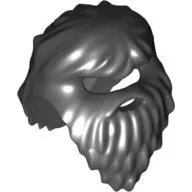 Hair Long and Bushy with Full Beard