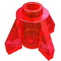 Brick Round 1 x 1 with Fins, Open Stud