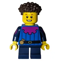 Troubadour Boy, Dark Blue Short Legs