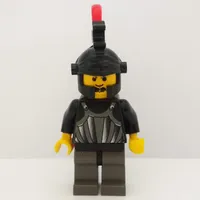 Knight (Fright Knights) - Black Helmet, Red Plume