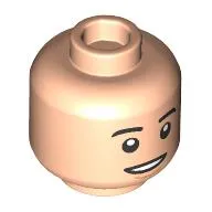 Minifig Head J-Hope, Black Eyebrows, Open Mouth Neutral/Surprised print