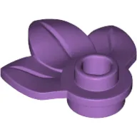 Plant, Plate 1 x 1 Round with 3 Leaves