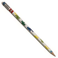 Pencil, LEGO Logo and Minifig Print