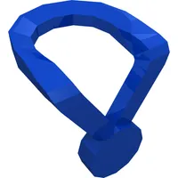 Minifig Neckwear Ribbon with Medal Gold, White circle with 'LIT'