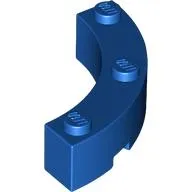 Brick Round Corner 4 x 4 Macaroni Wide with 3 Studs