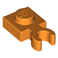 Plate Special 1 x 1 with Clip Vertical [Thick Open O Clip]