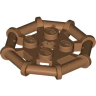 Plate Special 2 x 2 with Bar Frame Octagonal, Reinforced, Completely Round Studs