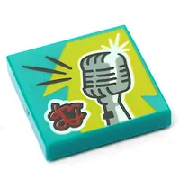 Tile 2 x 2 with Acapella Solo print