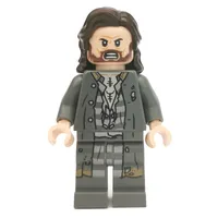 Sirius Black, Dark Bluish Gray Prison Outfit with Long Jacket