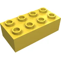 Minitalia Brick 2 x 4 with Centre Cross Supports