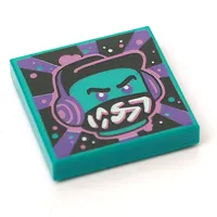 Tile 2 x 2 with Future Style print