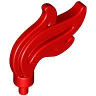 Flame / Headwear Accessory Plume / Feather, Triple Point