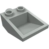 Construction Vehicle Bucket, Slope Inverted 33° 3 x 2 Hollow with Towball (Arm Piece)