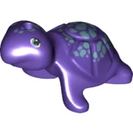 Animal, Turtle with Dark Turquoise Spots print