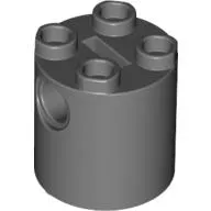 Brick Round 2 x 2 x 2 Robot Body, Axle Holder '+' Orientation
