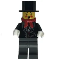 Caroler, Man, Ruffled Shirt and Gold Chain