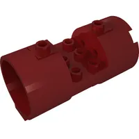 Cylinder 3 x 6 x 2 2/3 Horizontal Solid Studs