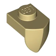Plate Special 1 x 1 with Vertical Tooth