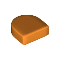 Tile Round 1 x 1 Half Circle