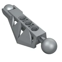 Large Figure Skeletal, Limb, with 2 Ball Joints, and 3 Holes (Rahkshi)