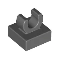 Tile Special 1 x 1 with Clip with Rounded Edges