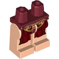 Hips and Light Nougat Legs with Leia Slave Print