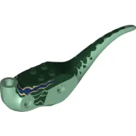 Animal Body Part, Dinosaur, Raptor Body with Dark Green Markings Print