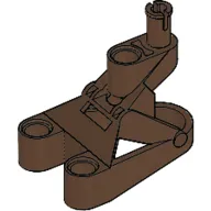 Large Figure Foot, 3 x 4 1/2 x 2 1/3 with Technic Pin Connector