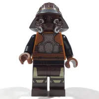 Lando Calrissian, Skiff Guard Disguise, Dark Brown Helmet and Legs