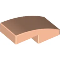 Slope Curved 2 x 1 No Studs [1/2 Bow]