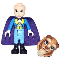 Beast, Blue Jacket, Medium Blue Legs, Dark Purple Cape