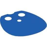 Neckwear Cape, Rounded, Two Holes [Spongy Stretchable Fabric]