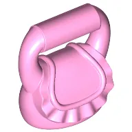 Bag / Handbag / Purse Round with Ruffle [Plain]