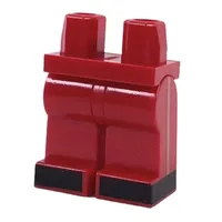 Hips and Red Legs with Black Shoes, Gold Stripe On Side print