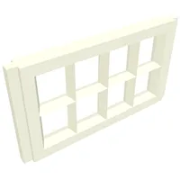 Window Pane 1 x 4 x 2 for Slotted Bricks