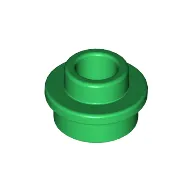 Plate Round 1 x 1 with Open Stud