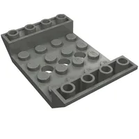 Slope Inverted 45° 6 x 4 Double with 4 x 4 Recessed and 3 Holes