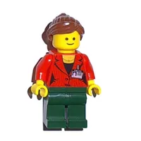 Red Torso, Dark Green Legs, Reddish Brown Hair