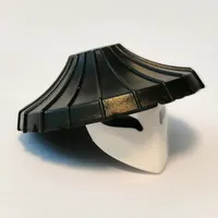 Hat with Mask, White Pattern