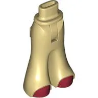 Minidoll Hips and Wide Pants with Dark Red Shoes print