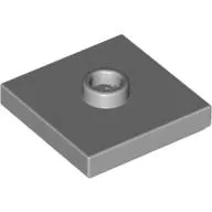 Plate Special 2 x 2 with Groove and Center Stud (Jumper)