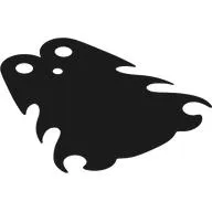 Neckwear Cape, Curved Points/Flames with Lavender Backside print