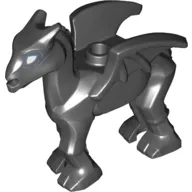 Creature, Horse / Thestral, Small with White Eyes print