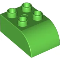 Duplo Brick 2 x 3 with Curved Top