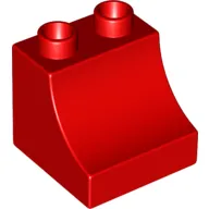 Duplo Brick 2 x 2 x 1 1/2 with Curve