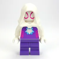 Ghost-Spider / Spider-Gwen, Medium Legs, White Spider Print