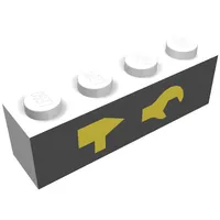 Brick 1 x 4 with Garage Tools Print